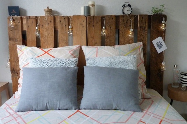tête de lit en palettes