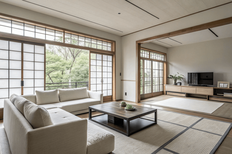 ambiance minimaliste dans votre salon